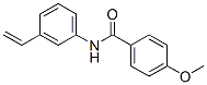 Benzamide, N-(3-ethenylphenyl)-4-methoxy- (9CI) 구조식 이미지