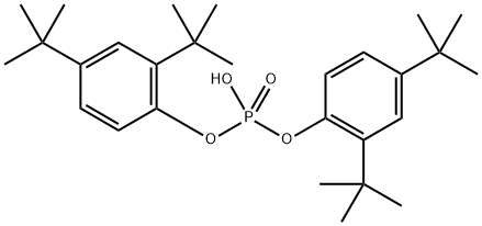 Bis(2,4-di-tert-butylphenylphosphate 구조식 이미지