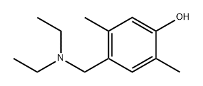 4-(DIETHYLAMINOMETHYL)-2,5-DIMETHYLPHENOL Structure