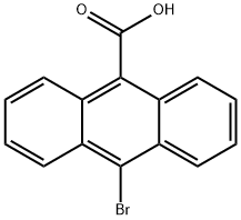 10-broMoanthracene-9-carboxylic acid 구조식 이미지