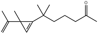 6-Methyl-6-[3-methyl-3-(1-methylethenyl)-1-cyclopropen-1-yl]-2-heptanone 구조식 이미지