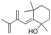 1,3,3-Trimethyl-2-[(1E)-3-methyl-2-methylene-3-buten-1-ylidene]cyclohexanol 구조식 이미지