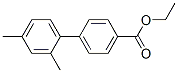 2',4'-Dimethyl-1,1'-biphenyl-4-carboxylic acid ethyl ester 구조식 이미지