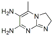 Imidazo[1,2-a]pyrimidine-6,7-diamine, 2,3-dihydro-5-methyl- (9CI) 구조식 이미지