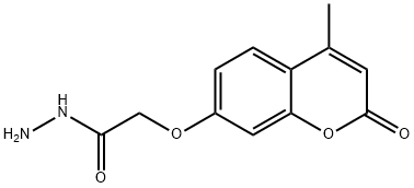 (4-METHYL-2-OXO-2H-CHROMEN-7-YLOXY)-ACETIC ACID HYDRAZIDE Structure