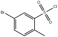 5-BROMO-2-METHYLBENZENESULFONYL CHLORIDE Structure