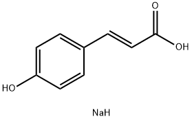 2-Propenoic acid, 3-(4-hydroxyphenyl)-, MonosodiuM salt, (2E)- 구조식 이미지