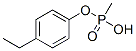 Phosphonic acid, methyl-, mono(4-ethylphenyl) ester (9CI) 구조식 이미지
