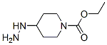 1-Piperidinecarboxylicacid,4-hydrazino-,ethylester(9CI) 구조식 이미지
