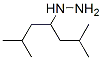 Hydrazine,  [3-methyl-1-(2-methylpropyl)butyl]- Structure