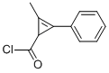 2-Cyclopropene-1-carbonylchloride,2-methyl-3-phenyl-(9CI) Structure