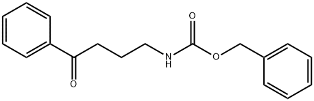 N-CBZ-4-aMino-1-phenylbutan-1-one 구조식 이미지