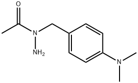 N'-(4-Dimethylaminobenzyl)acetohydrazide 구조식 이미지