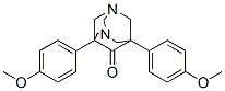 1,5-비스(p-메톡시페닐)-3,7-디아자아다만탄-9-온 구조식 이미지