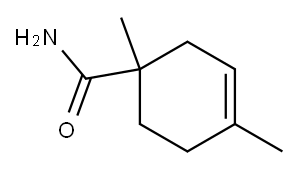 1,4-Dimethyl-3-cyclohexene-1-carboxamide 구조식 이미지