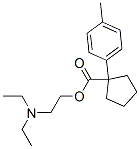 1-(p-Tolyl)-1-cyclopentanecarboxylic acid 2-(diethylamino)ethyl ester 구조식 이미지