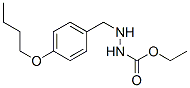 3-(p-Butoxybenzyl)carbazic acid ethyl ester Structure