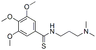 N-[3-(Dimethylamino)propyl]-3,4,5-trimethoxybenzothioamide 구조식 이미지