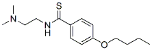p-Butoxy-N-(2-dimethylaminoethyl)benzothioamide 구조식 이미지