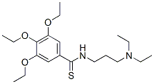 N-[3-(Diethylamino)propyl]-3,4,5-triethoxybenzothioamide Structure