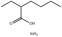 2-ethylhexanoic acid, indium salt Structure