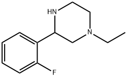 Piperazine, 1-ethyl-3-(2-fluorophenyl)- (9CI) Structure