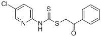2-Oxo-2-phenylethyl (5-chloro-2-pyridinyl)carbamodithioate 구조식 이미지