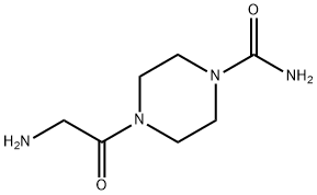 2-AMINO-1-(4-CARBAMOYL-PIPERAZINE-1-YL)-ETHANONE HCL 구조식 이미지