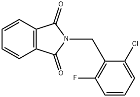 2-(2-chloro-6-fluorobenzyl)isoindoline-1,3-dione 구조식 이미지