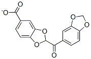 벤조[1,3]디옥솔-5-카르보닐벤조[1,3]디옥솔-5-카르복실레이트 구조식 이미지