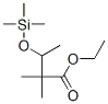 2,2-Dimethylbutanoic acid, 3-trimethylsilyloxy-, ethyl ester 구조식 이미지