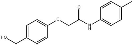 2-[4-(hydroxymethyl)phenoxy]-N-(4-methylphenyl)acetamide Structure