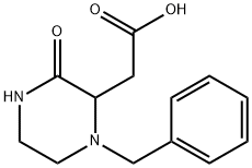 2-(1-BENZYL-3-OXO-2-PIPERAZINYL)ACETIC ACID Structure