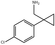 C-[1-(4-CHLORO-PHENYL)-CYCLOPROPYL]-METHYLAMINE 구조식 이미지