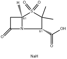 Sulbactam sodium Structure