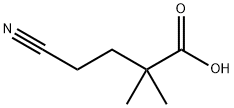 4-cyano-2,2-dimethylbutanoic acid Structure