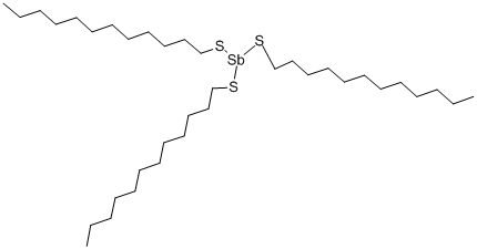 TRIS(DODECYLTHIO)ANTIMONY 구조식 이미지