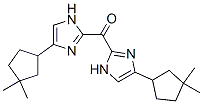 3,3-Dimethylcyclopentyl(1H-imidazol-2-yl) ketone 구조식 이미지