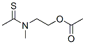 Ethanethioamide,  N-[2-(acetyloxy)ethyl]-N-methyl- Structure