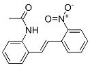 N-[2-[2-(2-Nitrophenyl)ethenyl]phenyl]acetamide 구조식 이미지