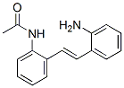 N-[2-[2-(2-Aminophenyl)ethenyl]phenyl]acetamide Structure