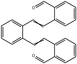 2,2'-(1,2-Phenylenedi-2,1-ethenediyl)bisbenzaldehyde 구조식 이미지