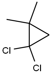 1,1-디클로로-2,2-디메틸시클로프로판 구조식 이미지