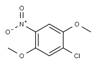 1-Chloro-2,5-dimethoxy-4-nitrobenzene 구조식 이미지