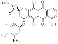 14-Hydroxy Carminomycin 구조식 이미지
