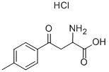 DL-2-아미노-4-(4-메틸페닐)-4-옥소부탄산HCL 구조식 이미지
