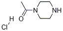 Piperazine, 1-acetyl-, Monohydrochloride 구조식 이미지
