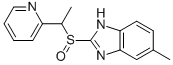 2-[(1-(2-PYRIDINYL)-ETHYL)SULFO]-5-메틸벤즈이미다졸 구조식 이미지