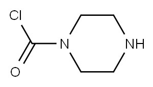 1-Piperazinecarbonyl chloride (9CI) Structure