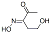 2,3-Pentanedione, 5-hydroxy-, 3-oxime (9CI) 구조식 이미지